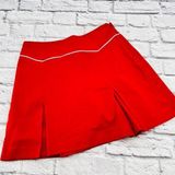 IZOD XFG Golf Pleated A-Line Mini Skort w/ Built in Short Size 2 Red Athletic Photo 0
