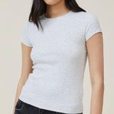 Cotton On The One Organic Rib Crew Short Sleeve Tee Photo 0