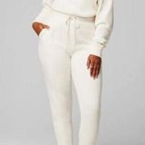 Fabletics NWT Cream Cozy Cord Off Shoulder Jumpsuit Onesie (XL) Photo 0