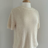 Banana Republic Beige Short sleeve Sweater Photo 0