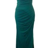 Dancing Queen Evergreen Long Thin Strap Dress Photo 0