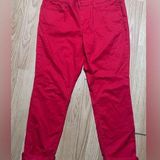Loft Women’s red Ann Taylor modern skinny size size 31/12 Photo 0