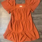 Altar'd State Burnt Orange Dress Photo 0