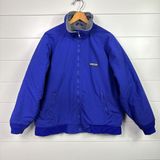 Lands' End Full Zip Up Classic Squall Jacket Blue sz M 10-12 Photo 0