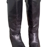 Frye  MELISSA BUTTON 2 Black leather High Boots 9.5 Photo 0