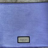 Gucci  Flora Pouch Lavender Satin Beauty Bag Photo 0