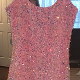 Lucy in the Sky Pink Sequin Dress Photo 0