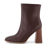 Cushionare Elegant Brown Heeled Boots Photo 0