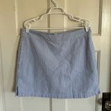 Marine layer Vineyard Vines blue striped Seersucker Golf Skort size 12 (large) Photo 0