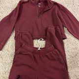 Girlfriend Collective  50/50 Sweatshirt and Pants Set Photo 0