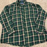 Oversized Green and Tan Flannel Size XL Photo 0