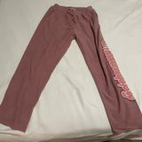 Madhappy Mauve Wide Leg Sweats Photo 0
