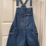 Boom Boom Jeans Women’s Blue Denim Overalls size large Photo 0