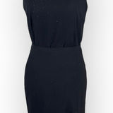 American Vintage Vintage 90's 2PC Beaded Black Silk Skirt Outfit Size 2/4 Photo 0