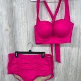 Torrid Pink High Waisted Bikini With Top Photo 0