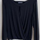 Loveappella Black Cutout Blouse  Photo 0