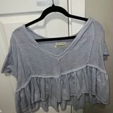 Urban Outfitters Blue Babydoll T-shirt Photo 0
