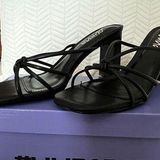 Liliana  Black Strappy Women's Heels Photo 0