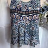 Karen Kane Asymmetrical Multicolored Hanky Hem Photo 0