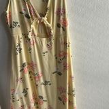 Abound Yellow Floral Midi Dress Photo 0