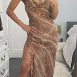 Boutique Festival Dress Tan Photo 0