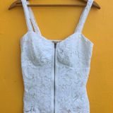 Liberty Love White Sleeveless Corset Top Photo 0