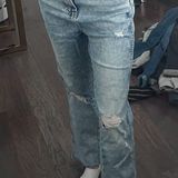 Arizona Jeans Arizona High-Rise Straight Jeans Photo 0