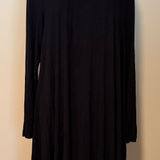 Old Navy Black Long Sleeve Dress Photo 0