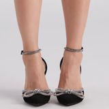 Windsor Rhinestone Bow Stiletto Heels Photo 0