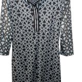 Gretchen Scott Designs Blue and Gray Collared Everywhere Dress. Size S Photo 0