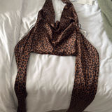 ZARA NWT  cheetah halter top Photo 0