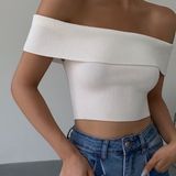Babaton White Off The Shoulder Top Photo 0