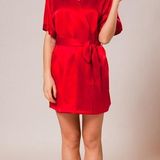 Apt. 9 Red Silky Robe Photo 0