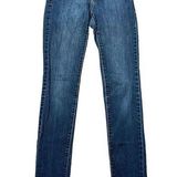 BDG UO Size 26 Skinny Stretch Jeans Low Rise Waist Blue Denim Women’s Long 33” Photo 0