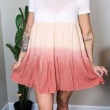 Adorable Peach Dress Pink Photo 0