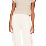 Free People NWOT Beach Oatmeal Knit Freya Sleeveless Sweater Top Photo 0