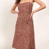 Tobi Pink Midi Dress Photo 0