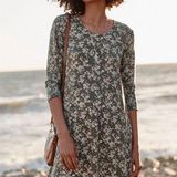 Garnet Hill NWT Seamed Knit Trapeze Dress Photo 0