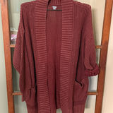 Aerie  Oversized Blue Cardigan Sweater | Cozy Chunky Knit | Size XS Photo 0