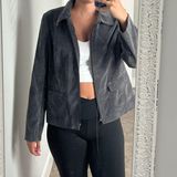 kim rogers Corduroy Zip Up Jacket Photo 0