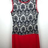 THML  Dress Red Black White Pattern Extra Small XS Photo 0