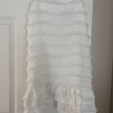 Princess Polly White Fringe Dress Photo 0