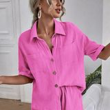 SheIn Matching Pink Set Photo 0