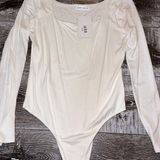 Wasabi + Mint Boutique White Bodysuit Photo 0