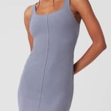 Alo Yoga Alosoft Head Start Dress- FOG Photo 0