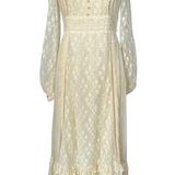 Gunne Sax Vintage Satin Wedding Dress Photo 0