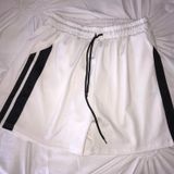 White Long Shorts Size M Photo 0
