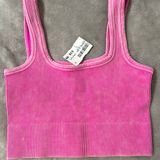 Zenana Outfitters Pink Cropped Tank Top Photo 0
