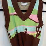 Bershka Small V Neck Sweater Tank Top Photo 0