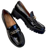 Sam Edelman EUC  Leather Teagan Loafers Black Size 8.5 Photo 0